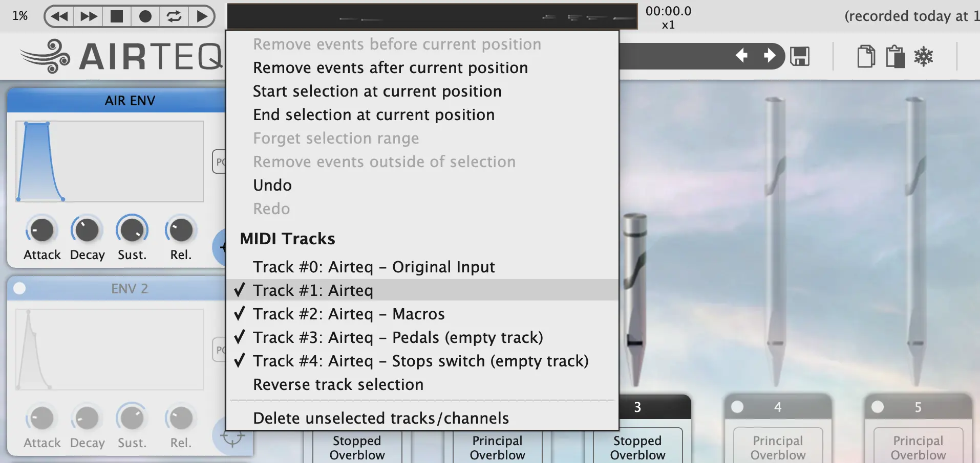 Transport - MIDI file 5 tracks