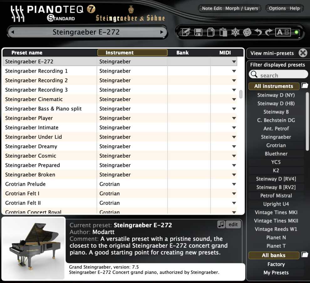 pianoteq 5 settings pianoteq 5 settings