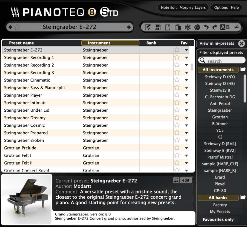 Bloc notes- mod. pianoforte a coda (Colore: bianco)