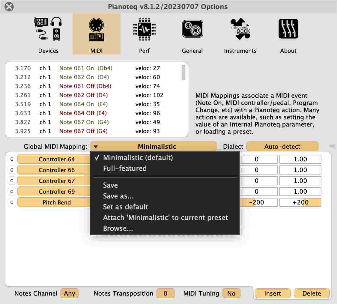 midi mapping