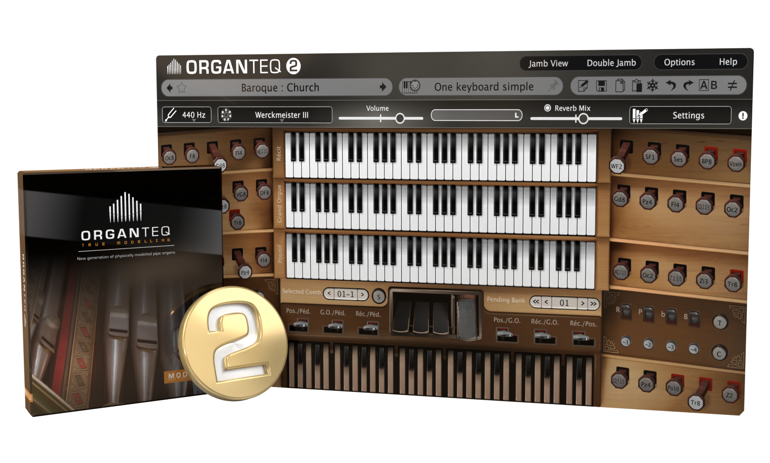 Organteq 2 GUI