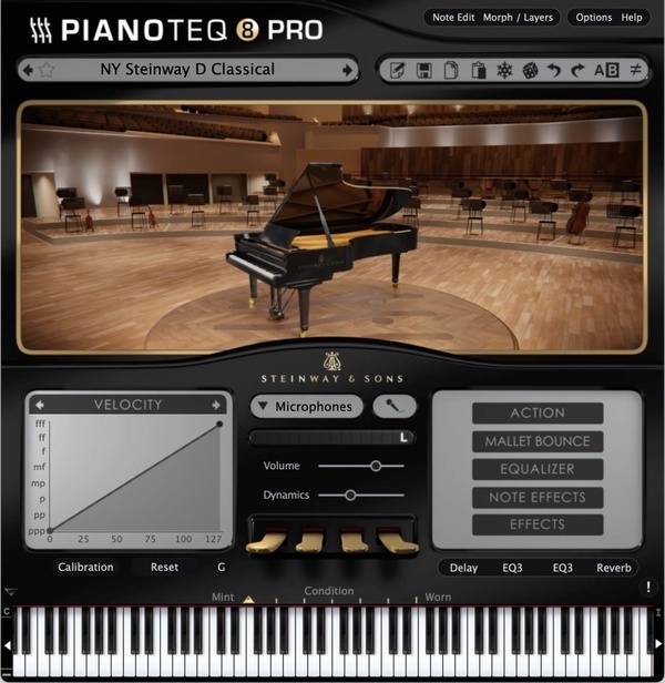 Pianoteq interface