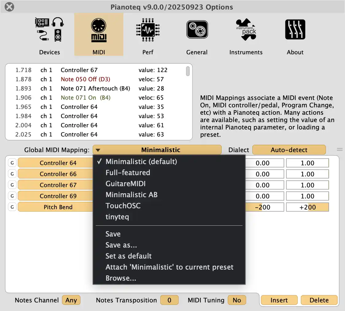 midi mapping